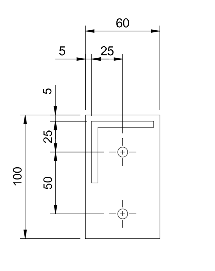 Fusion 図面作成 プレート寸法