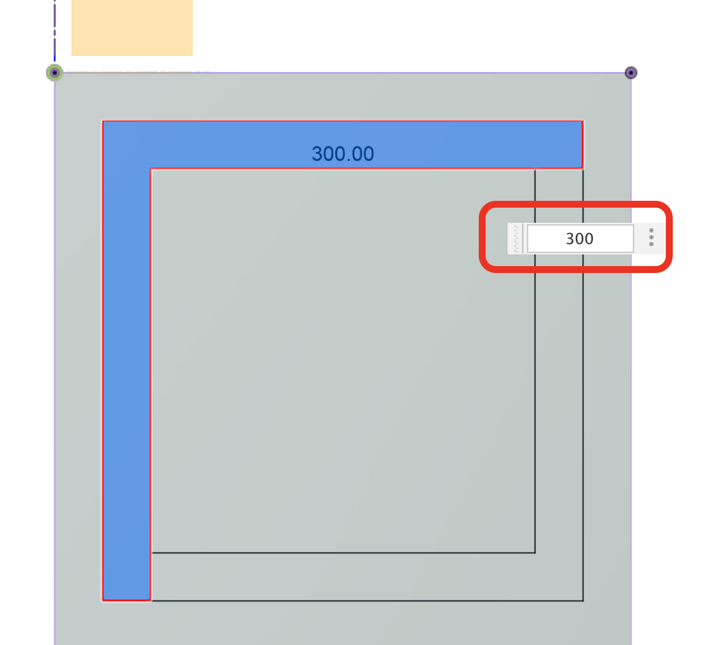 Fusion ソリッド 押し出し 押し出し量の入力